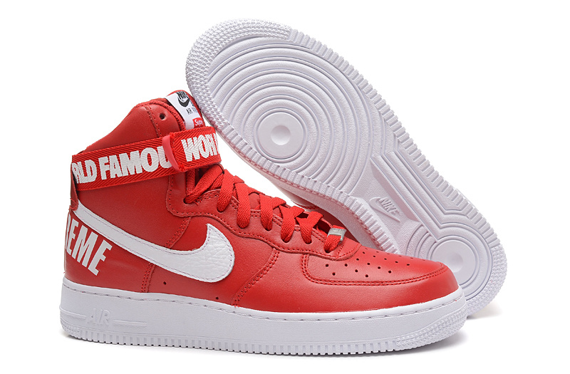 air force blanche et rouge